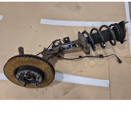 Front wheel hub spindle knuckle