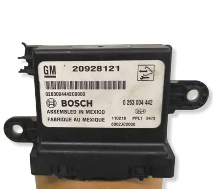 Opel Astra J Parking PDC control unit/module 20928121 0263004442