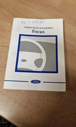 Ford Focus Owners service history hand book KASIKIRJA FORDFOCUSUSA