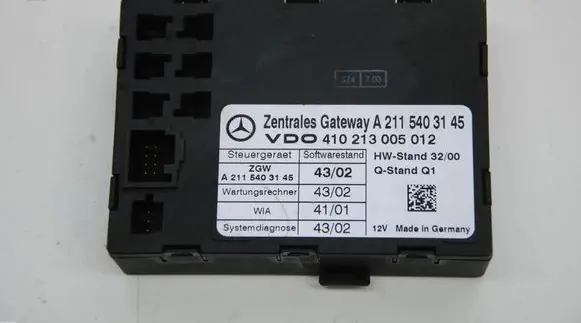 Mercedes-Benz E W211 Other devices A2115403145