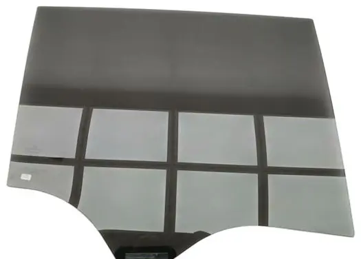 Rear door window glass