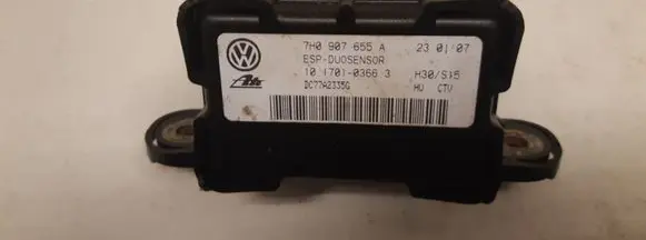 Volkswagen PASSAT B6 ESP acceleration yaw rate sensor 7H0907655A