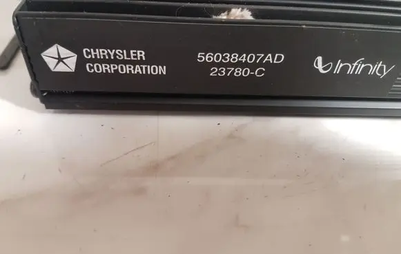 Jeep Grand Cherokee (WJ) Sound amplifier 23780C 56038407AD