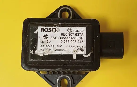 Volkswagen PASSAT B5 ESP acceleration yaw rate sensor 8E0907637A 0265005245