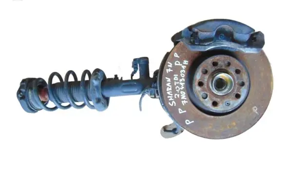 Volkswagen Sharan Front wheel hub spindle knuckle 7N0413031H