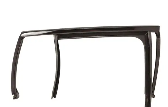 Rear door glass trim molding