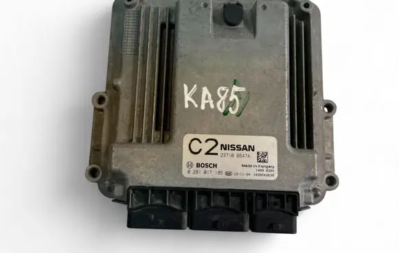 Nissan Qashqai Engine control unit/module ECU 23710BB47A 0281017185