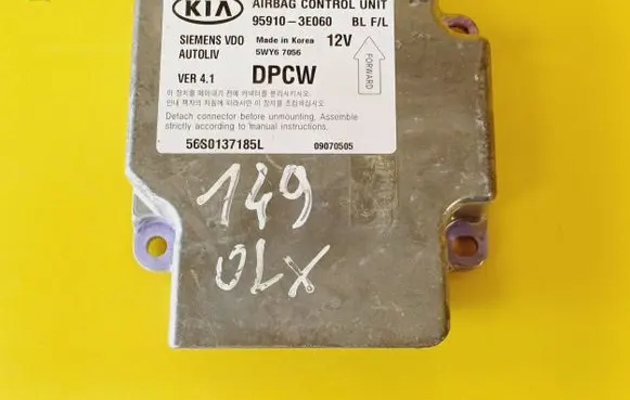 KIA Sorento Airbag control unit/module 959103E060
