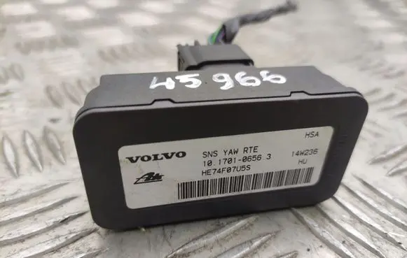 Volvo S80 ESP acceleration yaw rate sensor HE74F07U5S 10170106563