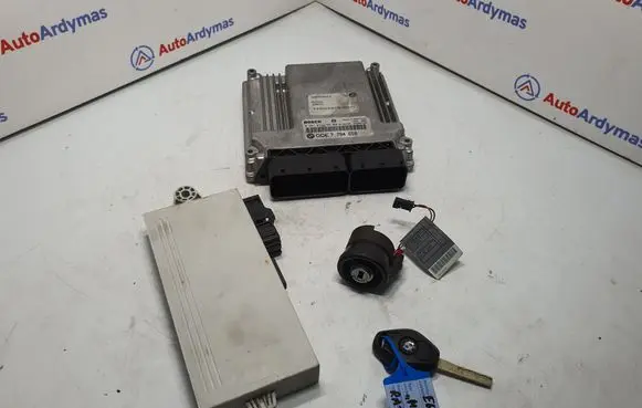 BMW 5 E60 E61 Engine ECU kit and lock set 7794650 13617794650 7807167