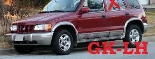 KIA Sportage Rear door window glass DOT312AS21241