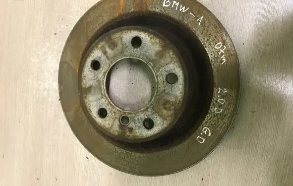 BMW 1 E81 E87 Rear brake disc