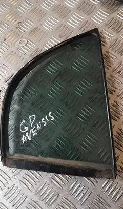Rear vent window glass