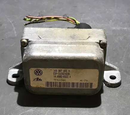 Audi A3 S3 8P ESP acceleration yaw rate sensor 1K0907655A 10098503224 T574J13A66