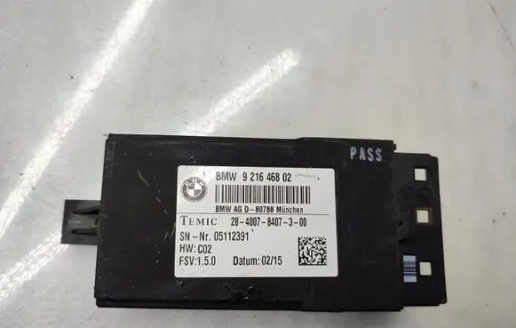 BMW 3 GT F34 Door control unit/module 9216468