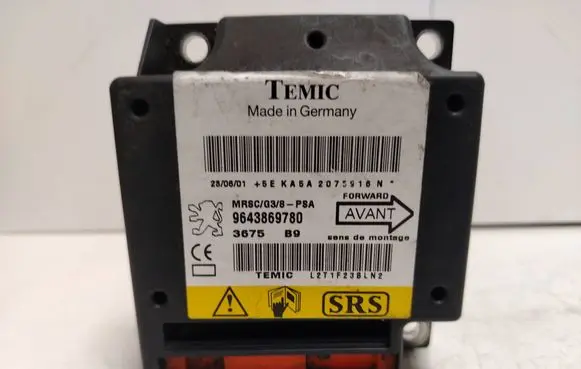 Peugeot 607 Airbag control unit/module 9643869780 3675