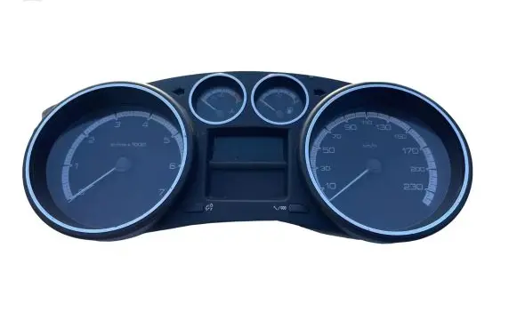 Peugeot 308 Speedometer (instrument cluster) 9665107380
