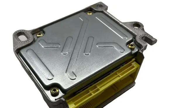 Volkswagen Touareg I Airbag control unit/module 3D0909601E 0285001733 003700016YC