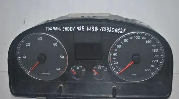 Volkswagen Touran I Speedometer (instrument cluster) 1T0920862F