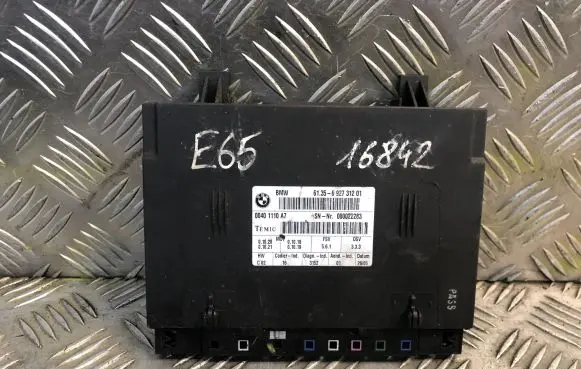 BMW 7 E65 E66 Central body control module 6927312