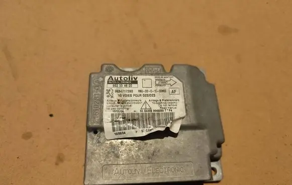 Peugeot 407 Airbag control unit/module 603554600 9654717280