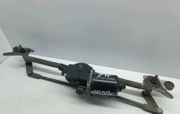 Front wiper linkage and motor