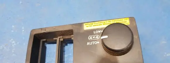 KIA Sorento Differential lock switch 