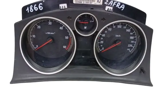 Opel Zafira B Speedometer (instrument cluster) 13225988