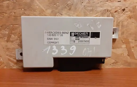Mercedes-Benz S W140 Alarm control unit/module 1339 1408201726