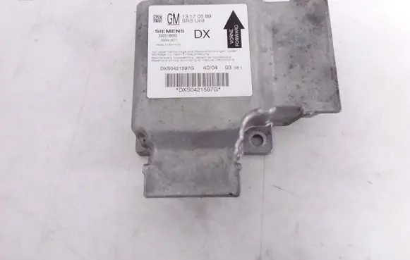 Opel Signum Airbag control unit/module 13170589
