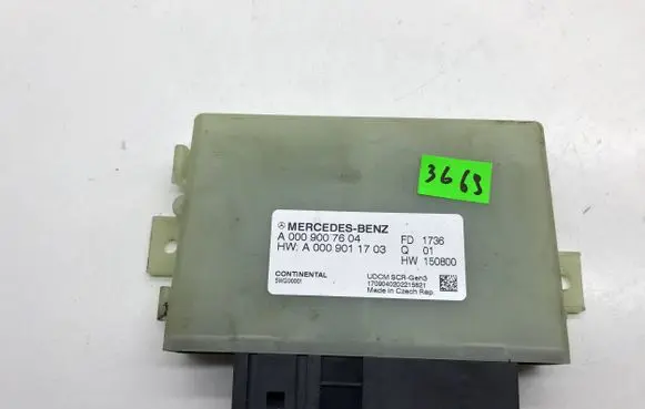 Mercedes-Benz E W213 Reducing agents exhaust control unit A0009007604 A0009011703