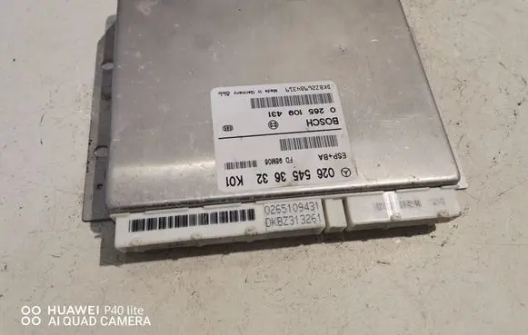 Mercedes-Benz A W168 ESP (stability system) control unit 0265453632 0265109431 DKBZ26984319