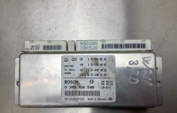 Mercedes-Benz E W211 ESP (stability system) control unit A2115406645 A2114480602 A2115454832