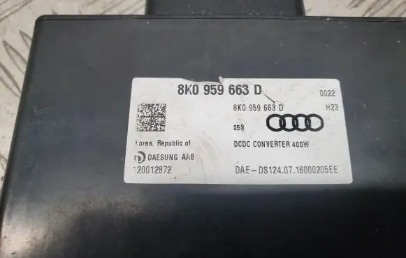 Audi A6 S6 C7 4G Voltage converter/converter module 8K0959663D