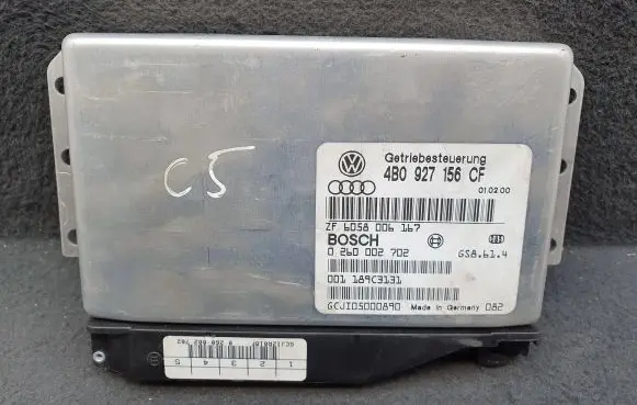 Audi A6 S6 C5 4B Gearbox control unit/module 4B0927156CF 0260002702