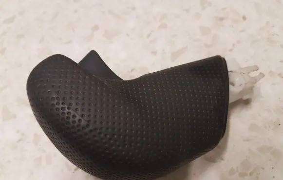 Mitsubishi Pajero Gear lever shifter trim leather/knob
