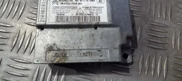 Citroen C4 I Airbag control unit/module 9653493780 603726100