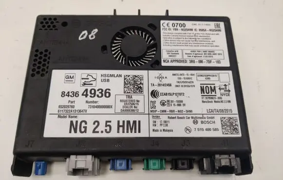 Chevrolet Camaro GPS navigation control unit/module 84364936