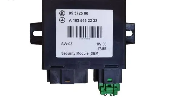 Mercedes-Benz ML W163 Alarm control unit/module A1635452232