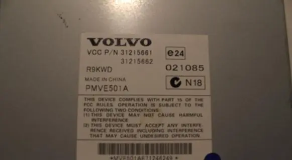 Volvo XC90 Sound amplifier 31215661