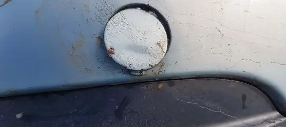 Rear bumper row hook cap/cover