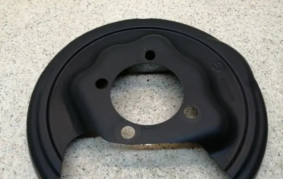 Opel Corsa F Rear brake disc plate dust cover 9827551880