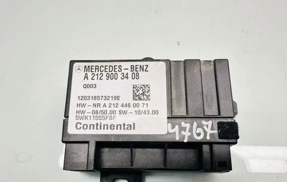 Mercedes-Benz CLS C218 X218 Fuel injection pump control unit/module A2129003408 5WK11555FBF A2124460071