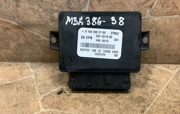 Mercedes-Benz GL X166 Rear brake EMF control unit/module A1669002700