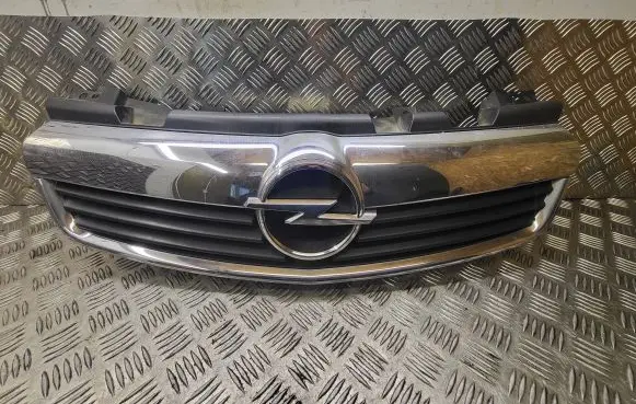 Opel Zafira B Front bumper upper radiator grill 321228108