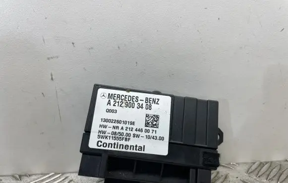 Mercedes-Benz C W204 Fuel injection pump control unit/module A2129003408 A2124460071