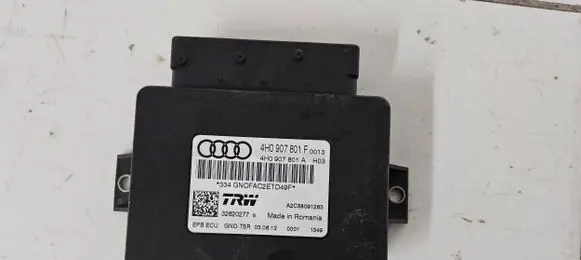 Audi A6 S6 C7 4G Hand brake control module 4H0907801F 4H0907801A 32620277