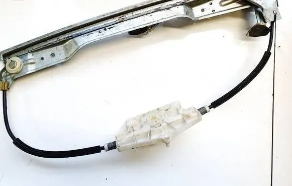 Sliding door window regulator with motor