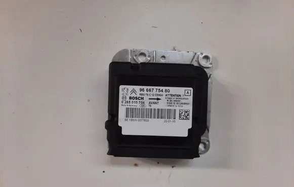 Peugeot 5008 Airbag control unit/module 9666775480