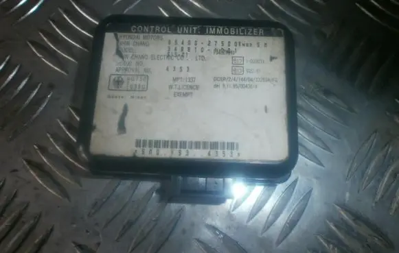 Hyundai Coupe Immobilizer control unit/module 9540027500 3498101001